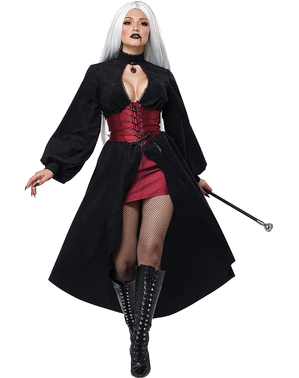 Costum sexy de vampir cu corset pentru femei