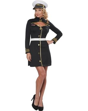 Луксозен костюм на морски капитан за жени