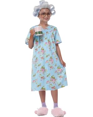 Costum de bunică pentru fete