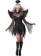 Deluxe Svart Engel Kostyme til Kvinner