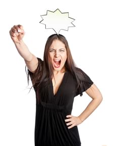 Diadema com vinheta de grito para adulto