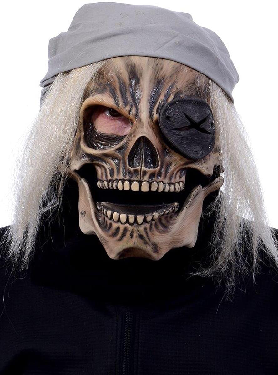 Pirate Skull Mask with Moving Jaw