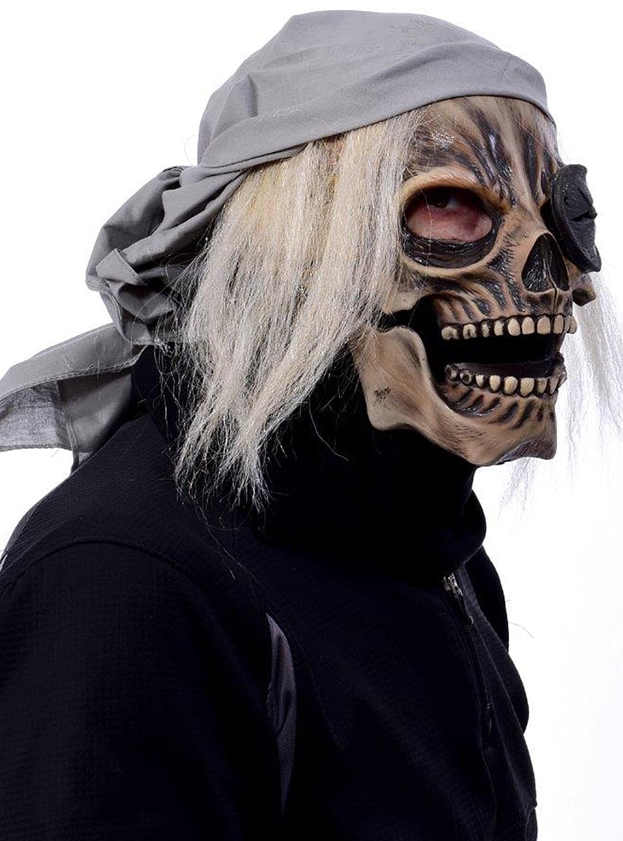 Pirate Skull Mask with Moving Jaw