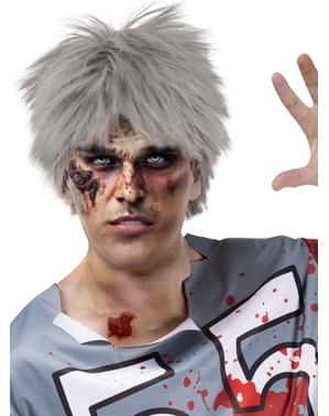 Parrucca da zombie per uomo