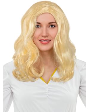 Blonde Perücke mit Wellen