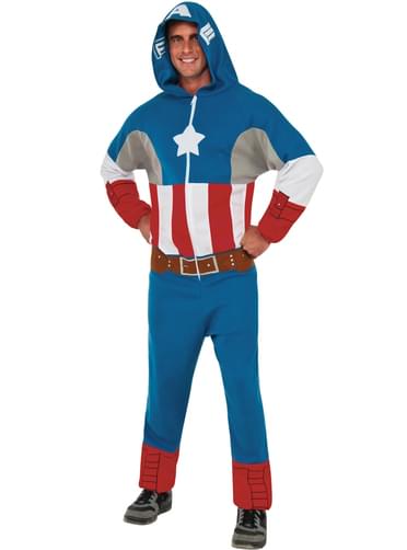 Man's Classic Captain America Jumpsuit