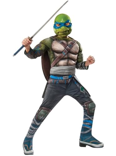 Costume da Leonardo Tartarughe Ninja 2 deluxe per bambino