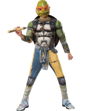 Disfraz de Michelangelo Tortugas Ninja 2 deluxe para niño