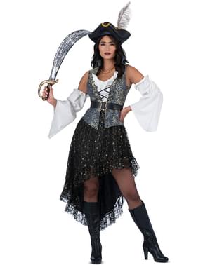 Costume da pirata del tesoro da donna