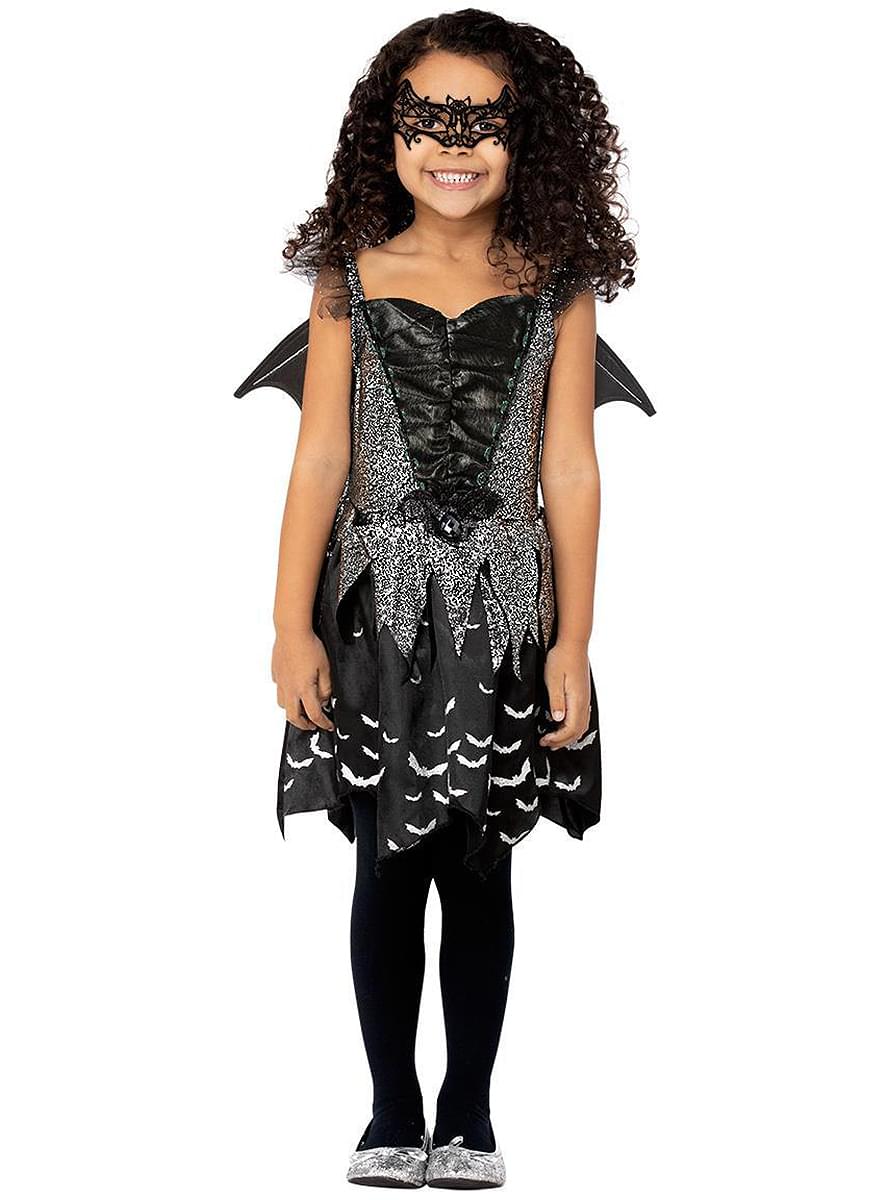 Fato de morcego para menina