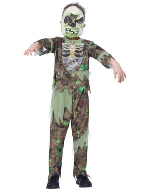 Disfraz de zombie descompuesto para niño