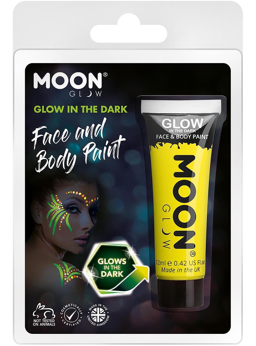 Make-up giallo che si illumina al buio
