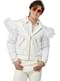 Giacca da Elton John con piume da uomo