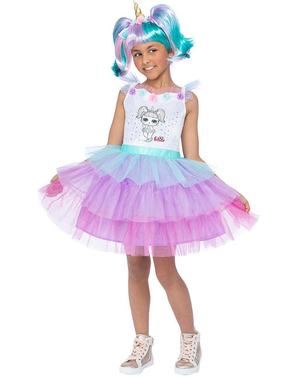 Costume Lol Surprise Unicorn Deluxe per bambina