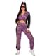 ‘80s Animal Print Tracksuit Costume for Women