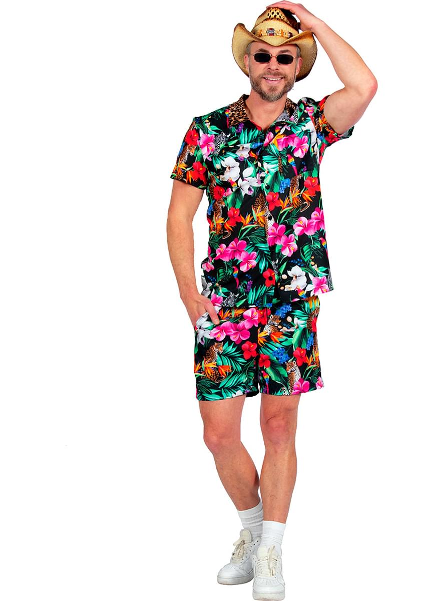 Hawaii skjorte og shorts sæt