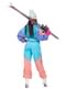 Déguisement skieuse années 80 femme