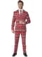 Costum de Crăciun „Nordic Pixel Red” - Suitmeister