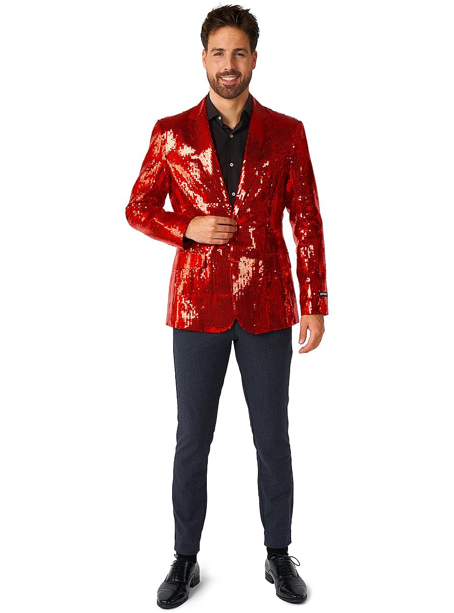 Blazer de lantejoulas vermelhas - Suitmeister