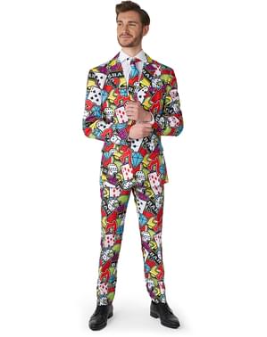 Sako / obleka za moške z ikonami kazinoja - sako / obleka za moške
