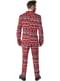 Nordic Pixel Red Julejakkesæt - Suitmeister