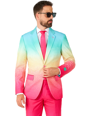 Фънки многоцветен костюм - OppoSuits