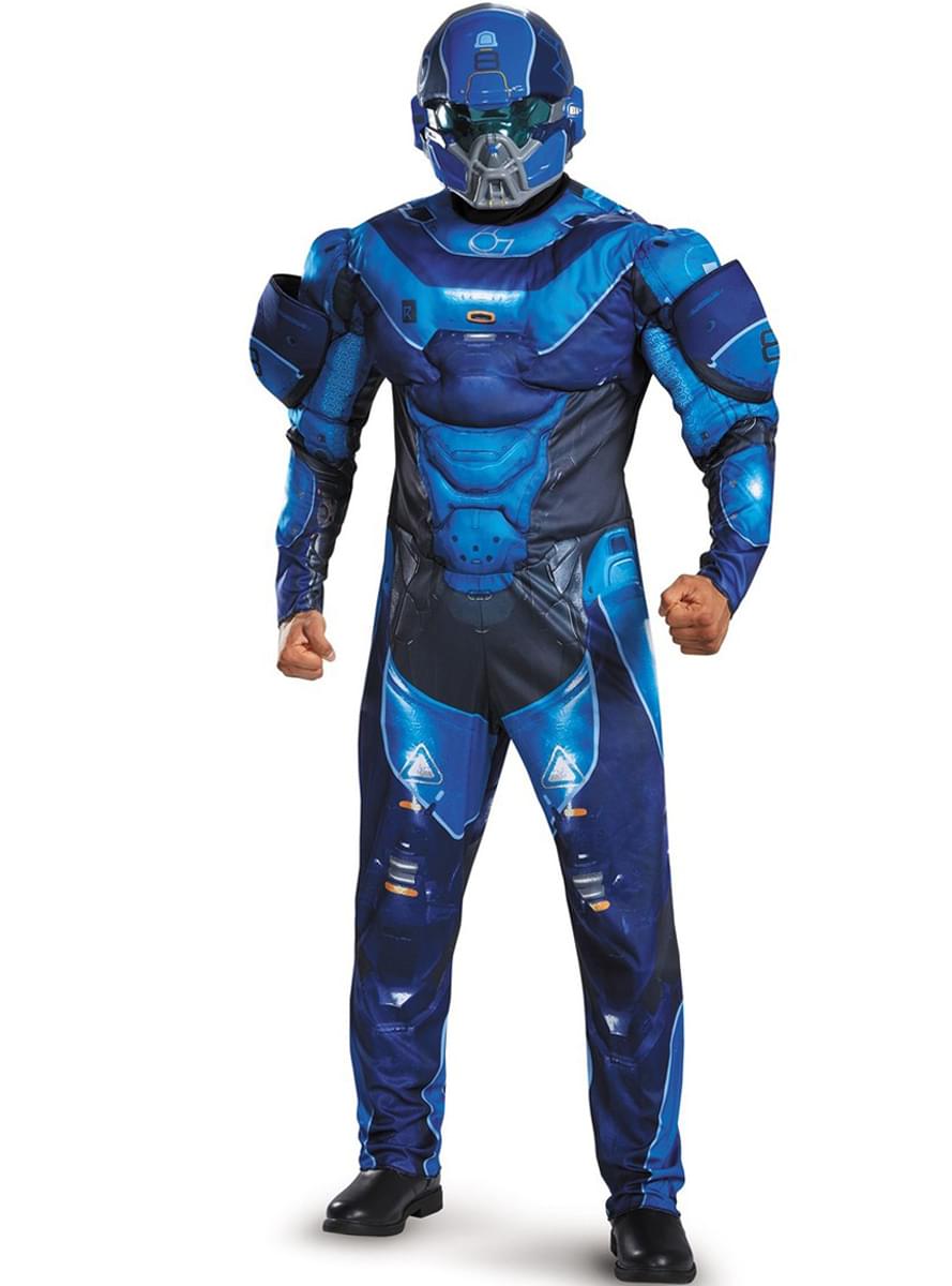 Disfraz de Blue Spartan  para hombre