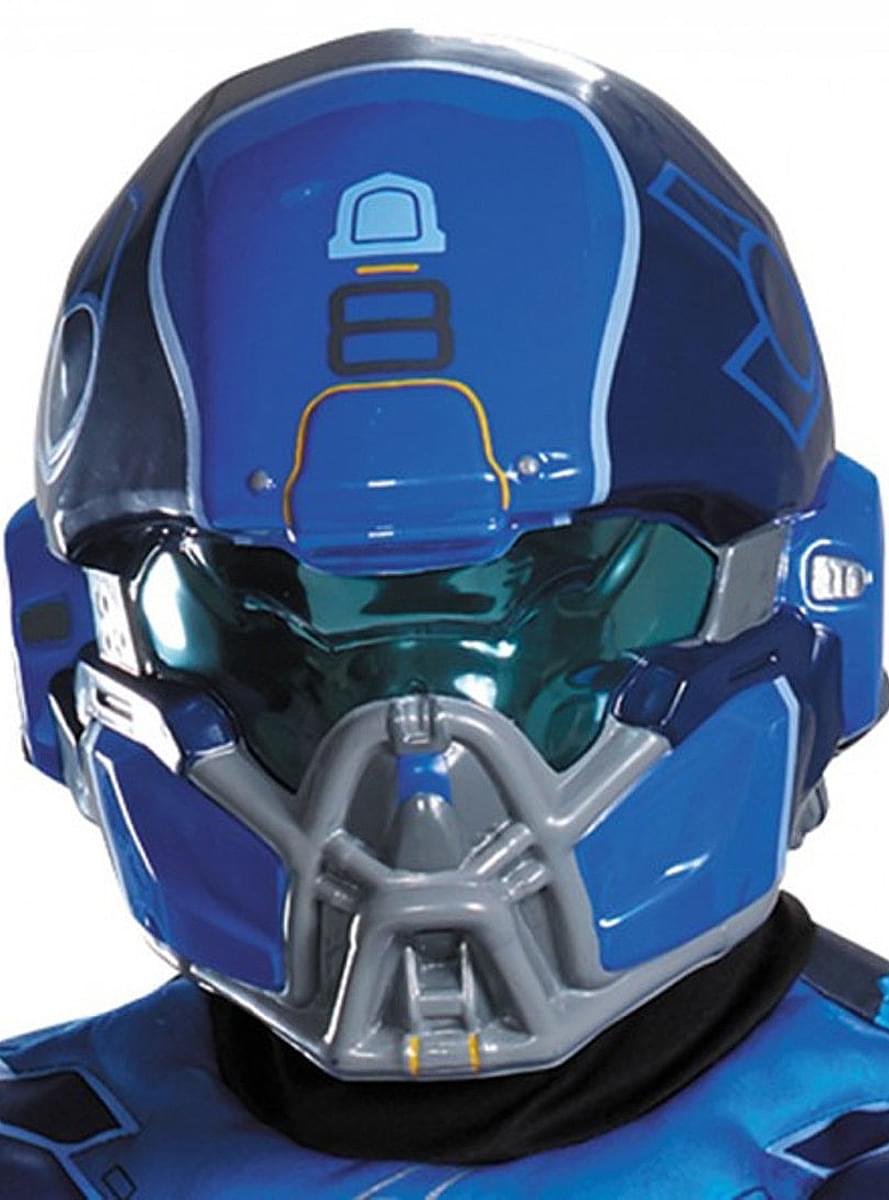Halo הכחול Spartan תלבושות למבוגרים