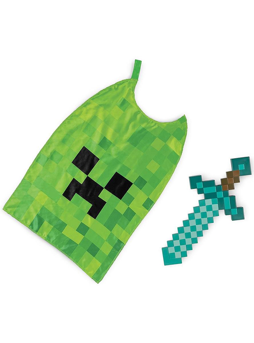 Zestaw Miecz & Peleryna Creeper - Minecraft