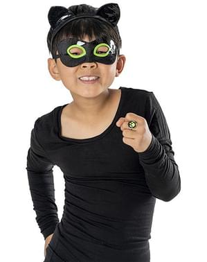Set diadem, ansiktsmask och ring Cat Noir