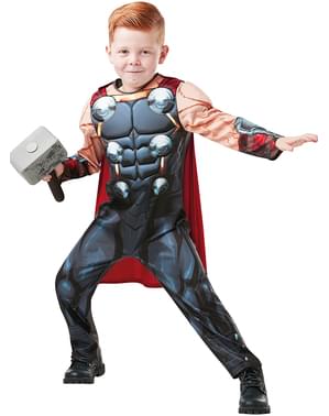Thor Kostüm Deluxe für Jungen - Avengers - Gemeinsam unbesiegbar!