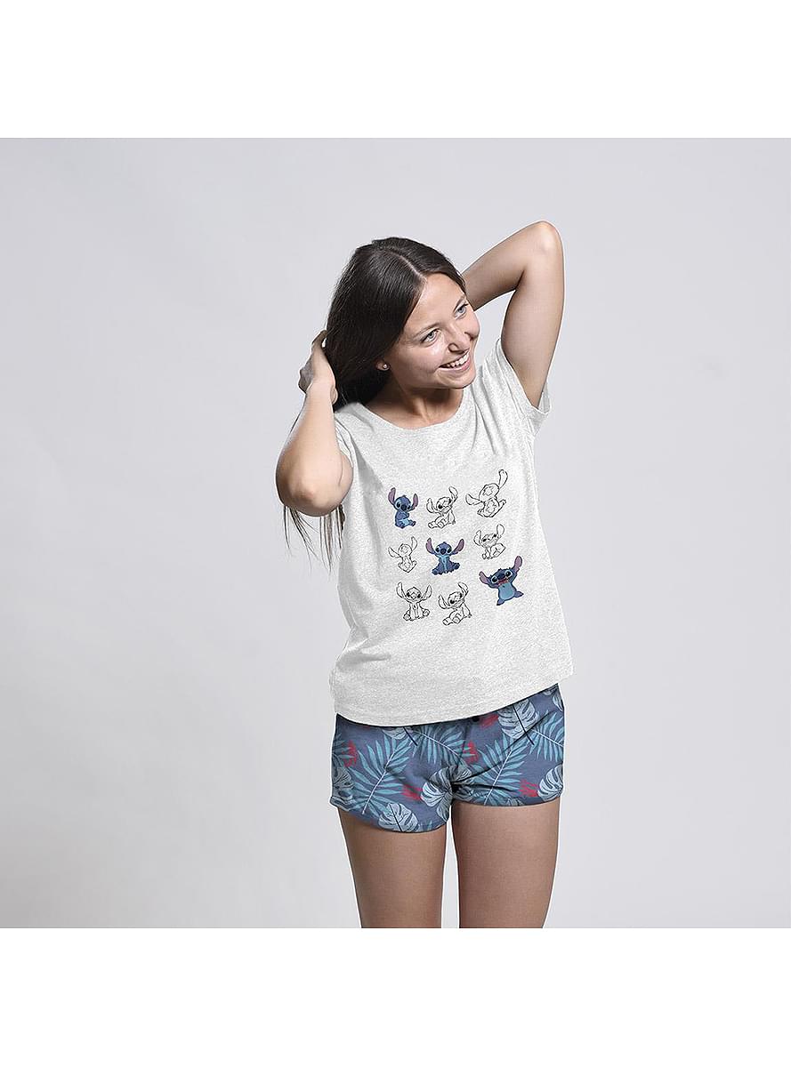 Pyjama Stich court femme - Lilo & Stitch