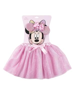 Conjunto de tutu e bandolete de Minnie Mouse