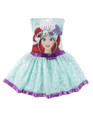 Conjunto de tutu e bandolete de Ariel - A Pequena Sereia