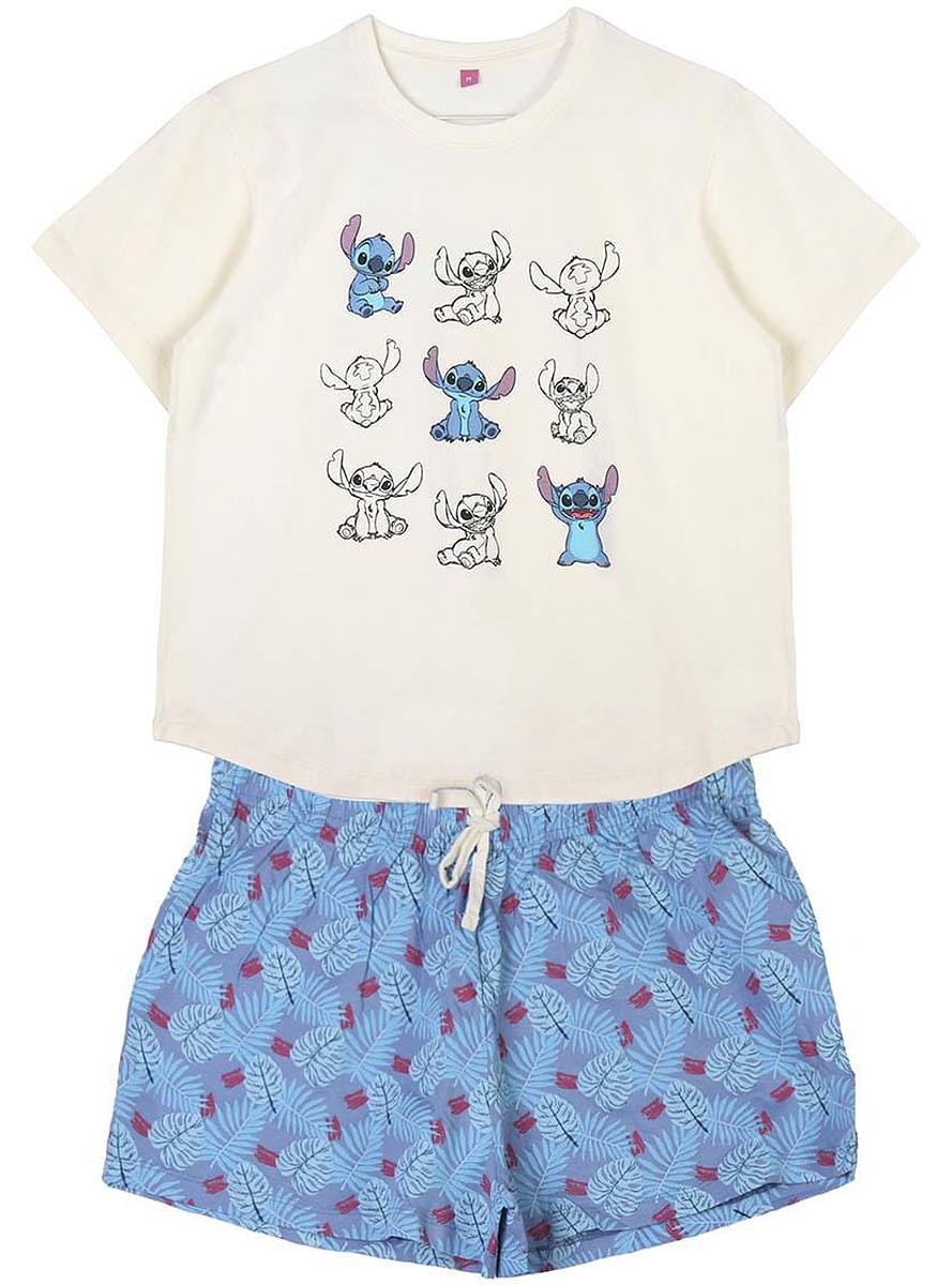 Pigiama Stitch corto da donna - Lilo & Stitch