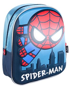 Mochila infantil Spiderman com luzes 3D