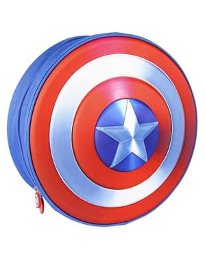 Mochila infantil Capitán América escudo