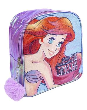 Mochila infantil Ariel brilhante - A Pequena Sereia