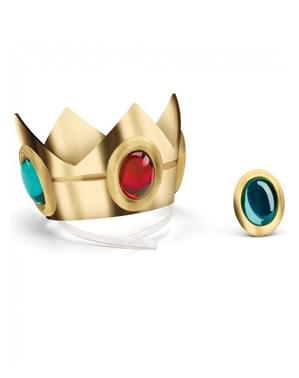 Prinsesse Peach Krone og Amulet Voksen