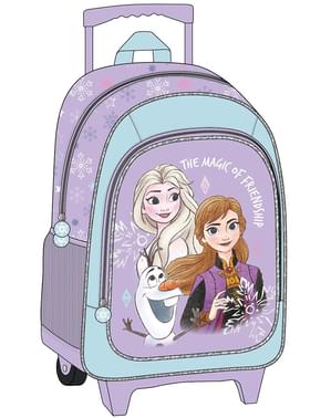 Mochila escolar com rodas Frozen