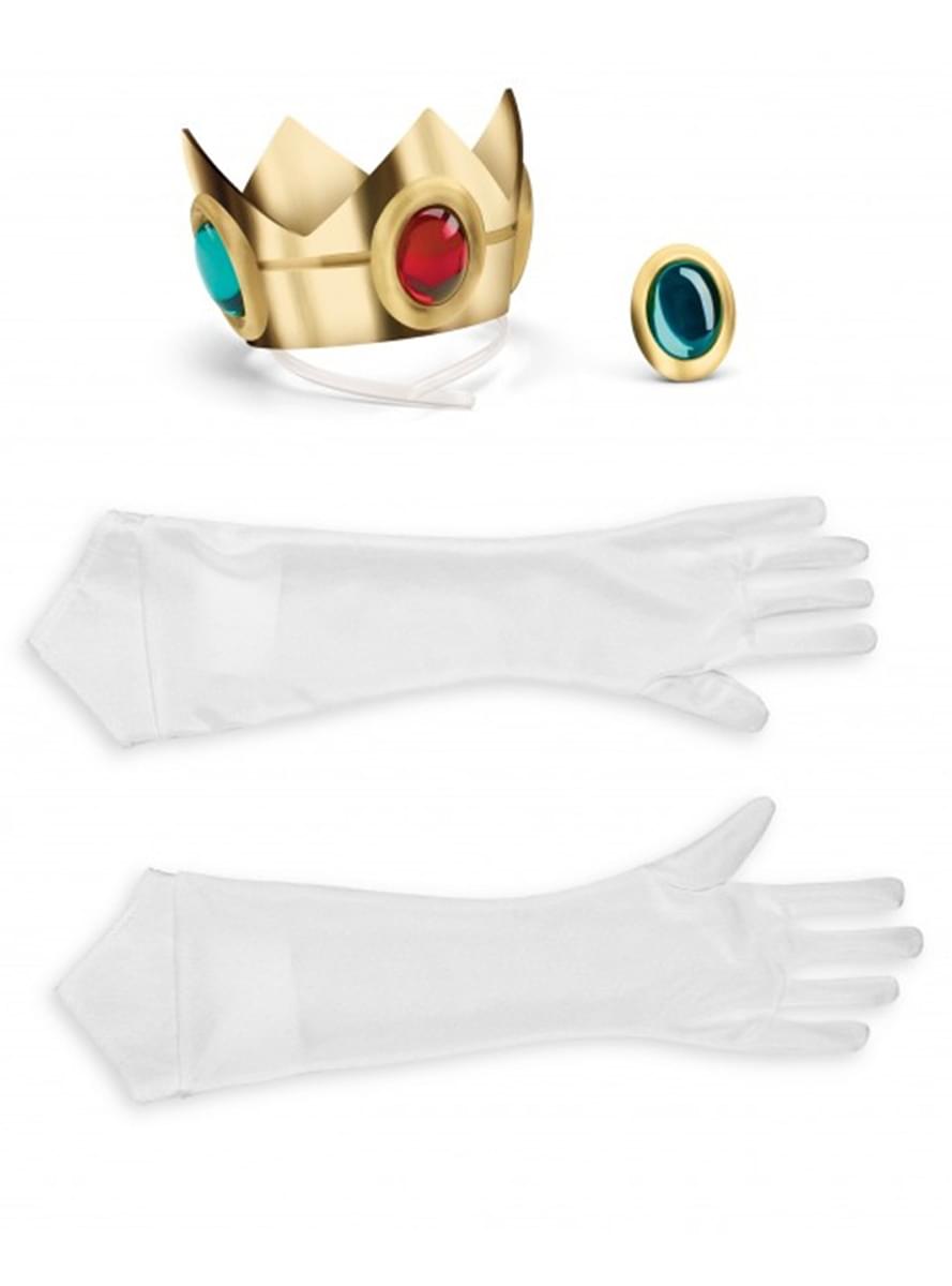 Kit de acessórios de Princesa Peach para menina