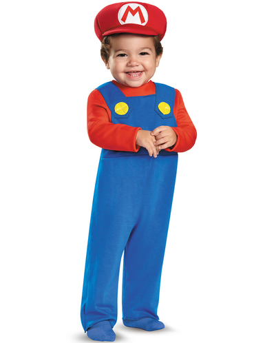 Costume da Super Mario per bebè. Consegna express