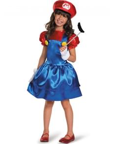 Girl's Sparkly Super Mario Costume