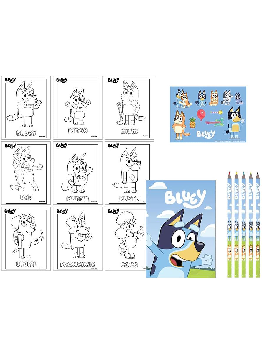 Bluey Schreib Set für Kinder