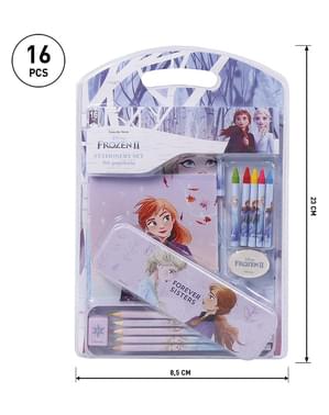 Set de papelería de Frozen II para niña