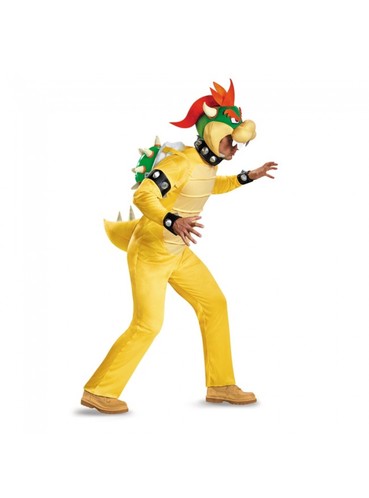 Costume da Bowser super Mario per uomo. Consegna express