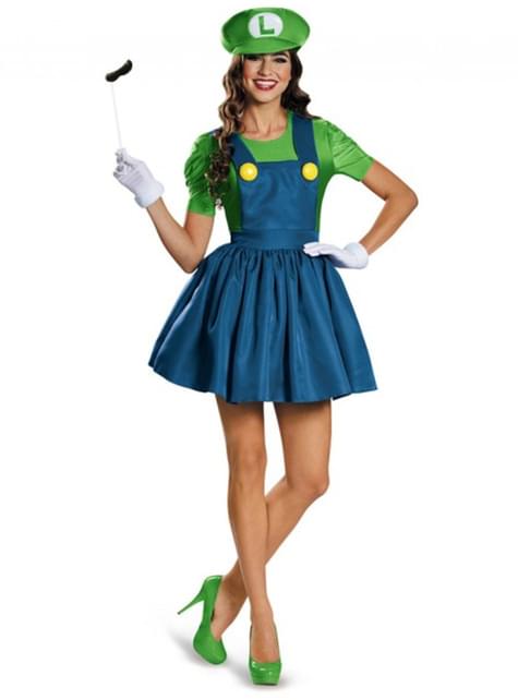 Déguisement Luigi robe femme. Les plus amusants