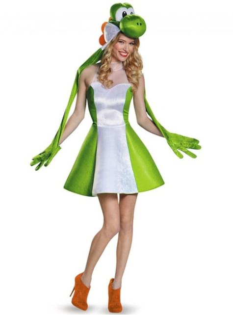 Woman's Yoshi Costume. Express delivery