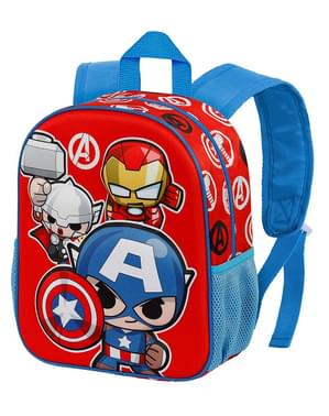 Mochila infantil Os Vingadores 3D
