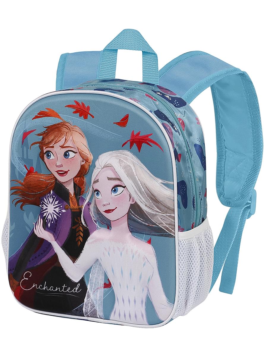 Mochila infantil 3D Frozen II Elsa y Anna 3D